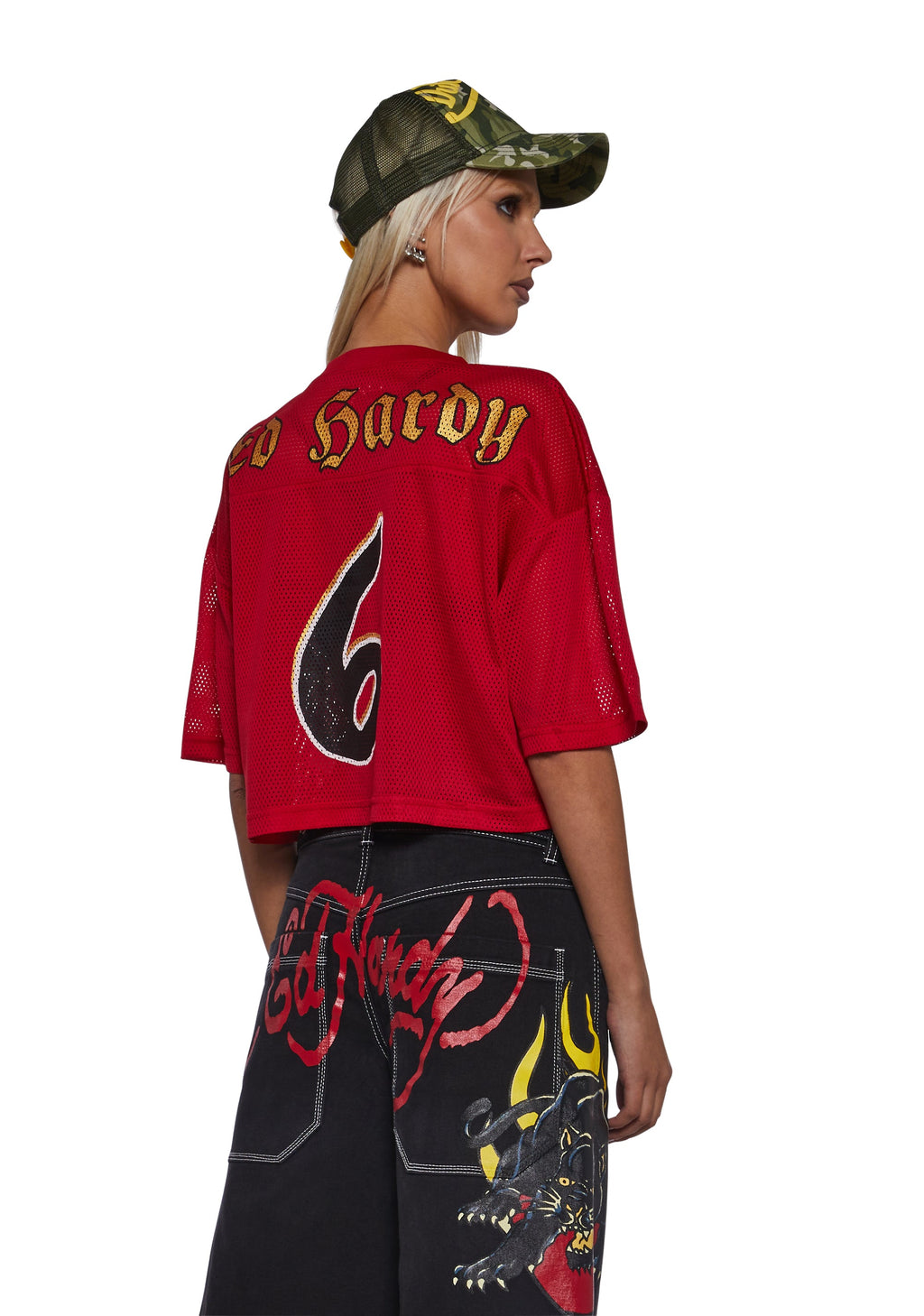 Panther Head Football Jersey Tee