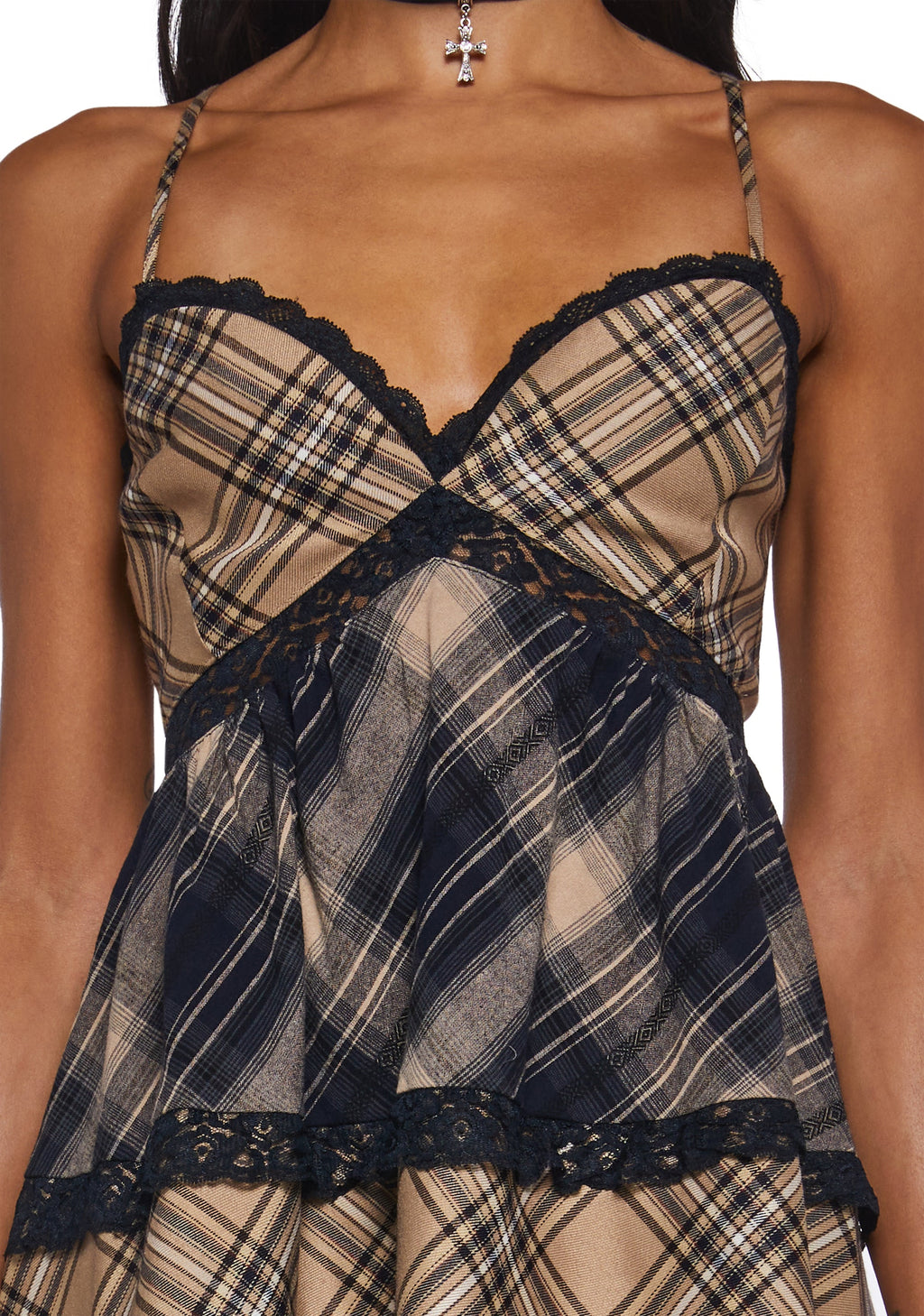 Falling Crush Baby Doll Dress