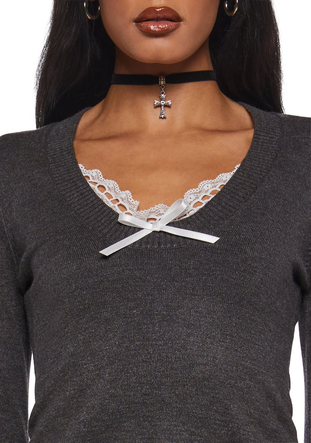 Pretty And Petty Long Sleeve Top