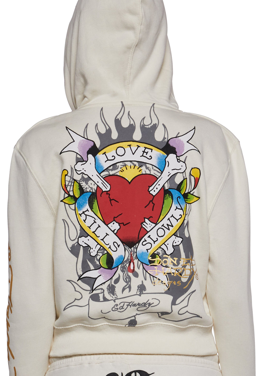 LKS Heart Zip Front Hoodie