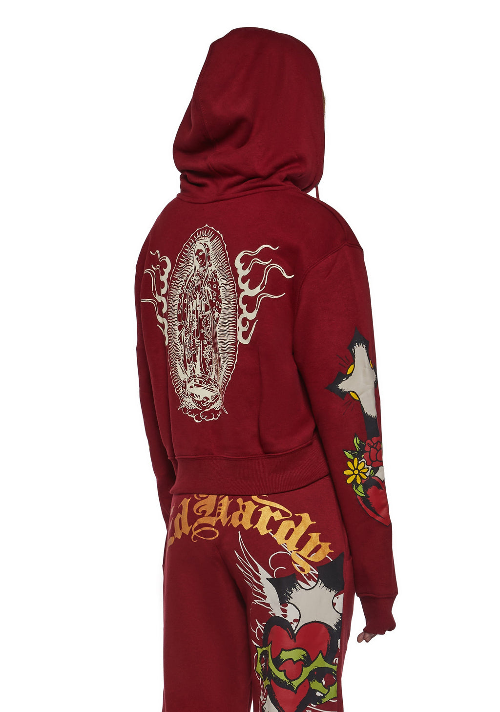 Sacred Heart Zip Front Hoodie