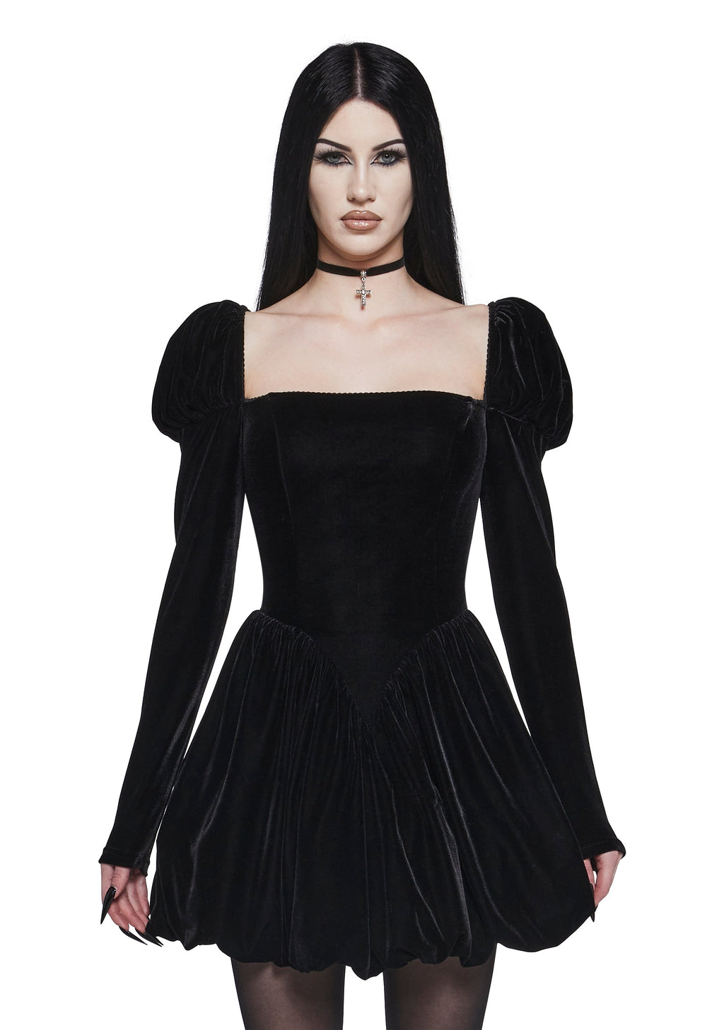Mystic Hour Velvet Dress
