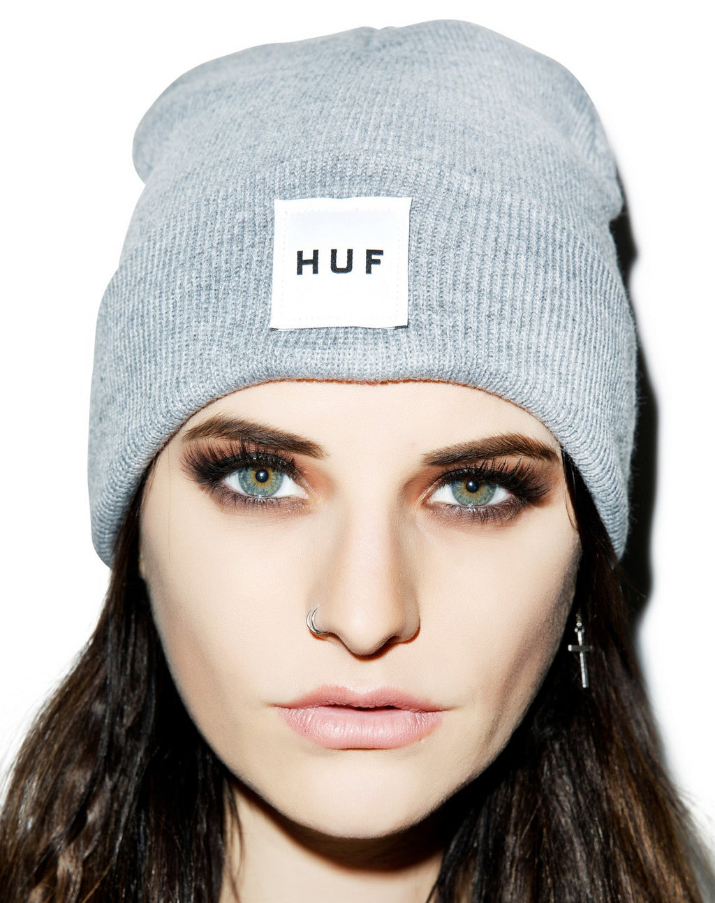 Box Logo Beanie - Gray