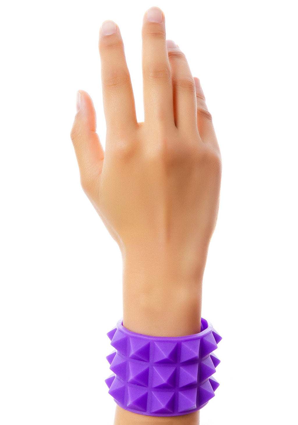 Giza Triple Pyramid Rubber Bracelet - Pink