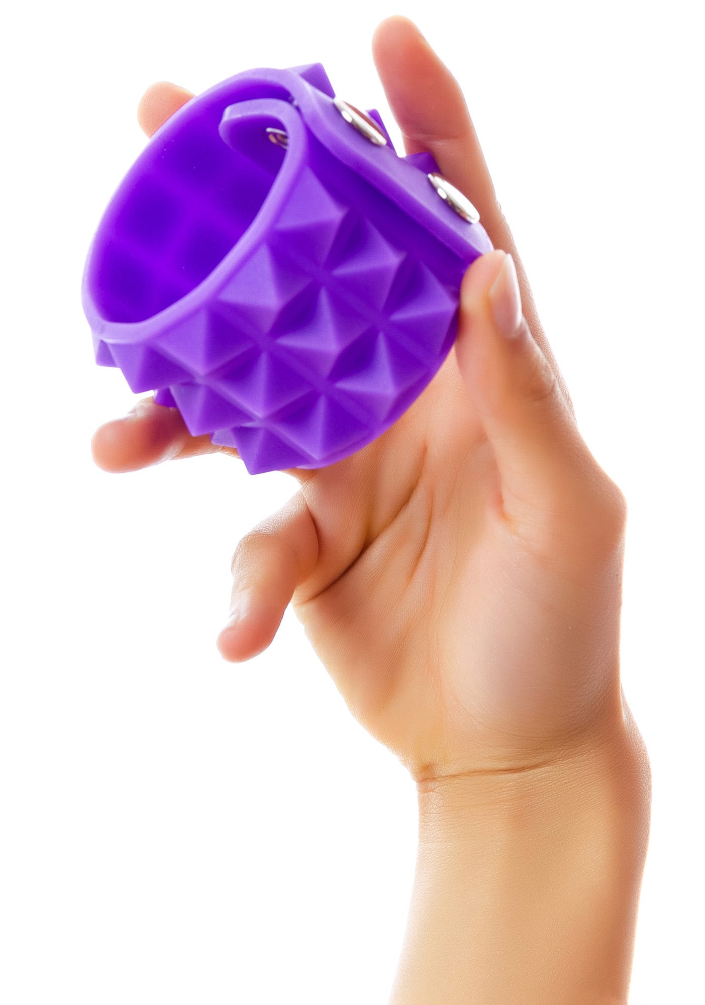 Giza Triple Pyramid Rubber Bracelet - Pink