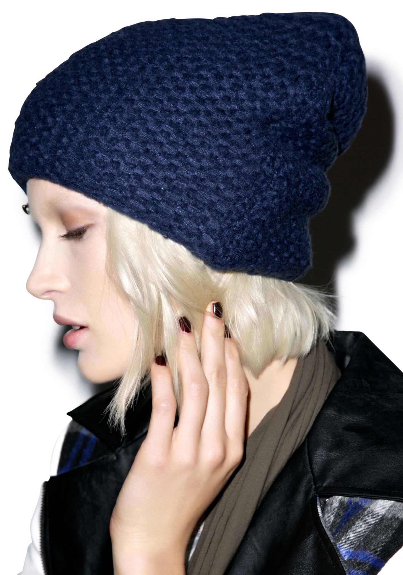 Solid Color Beanie - Light Brown