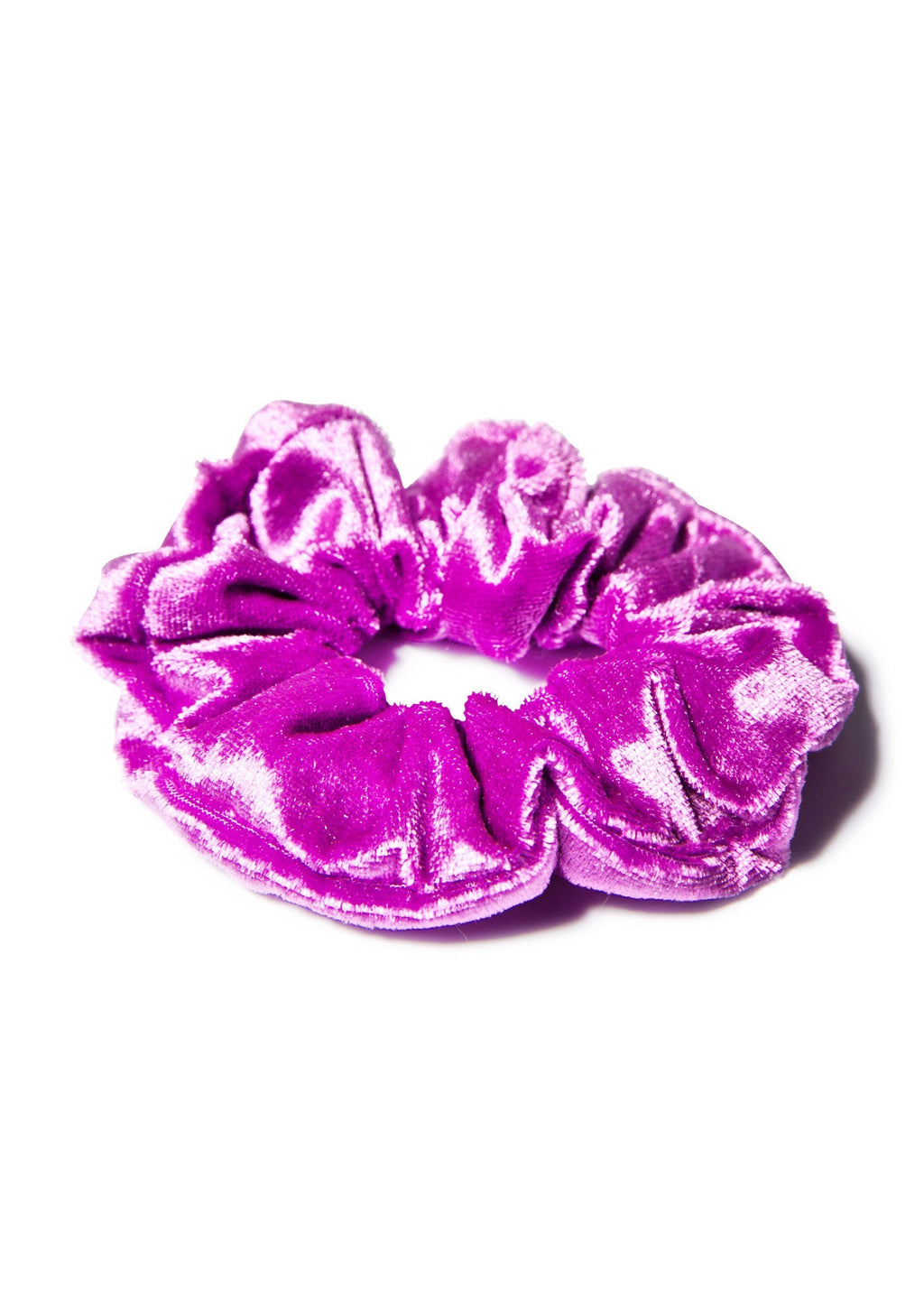 Velvet Barbae Bitch Scrunchie - Purple