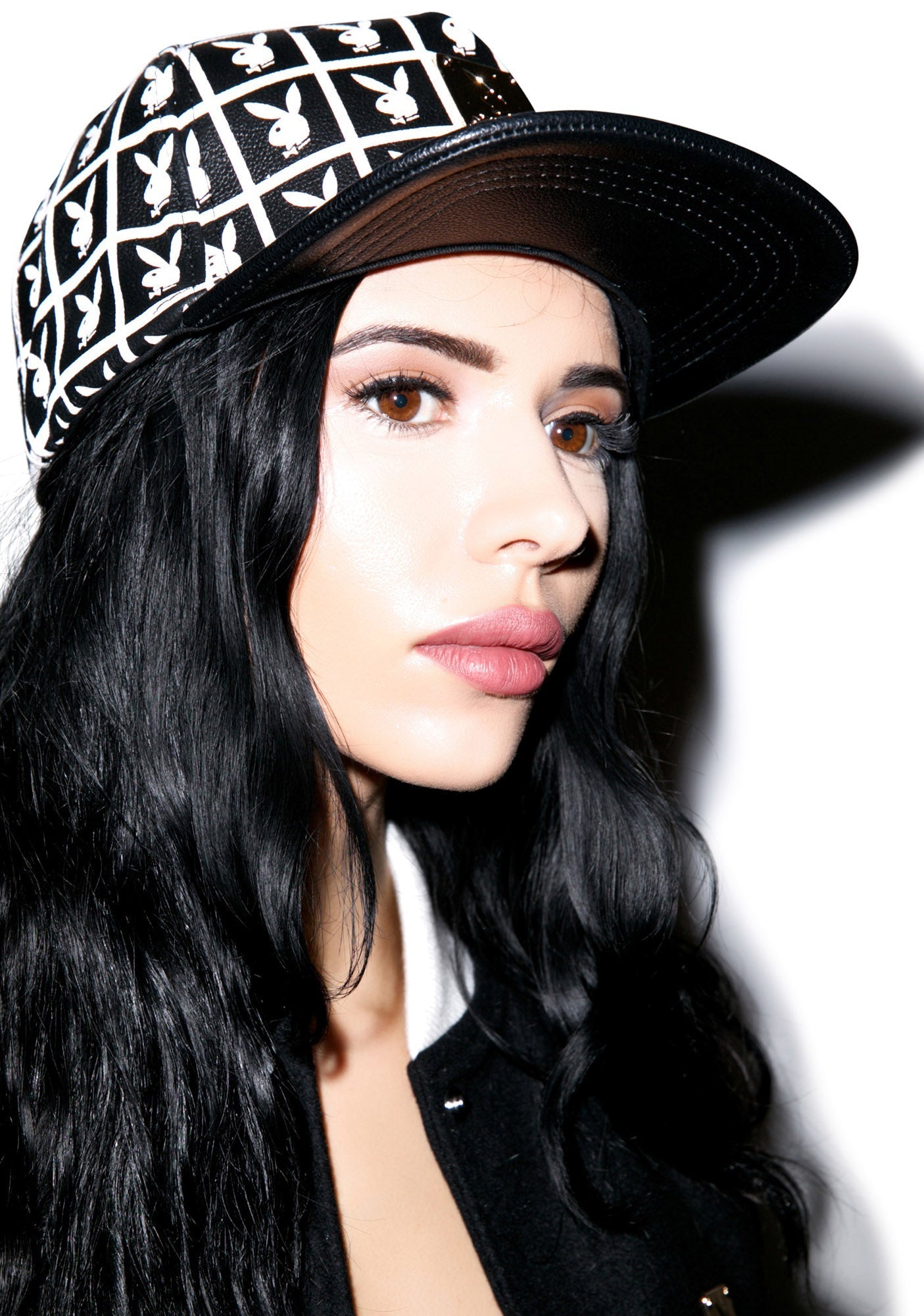 X Playboy Panel Snapback - Black