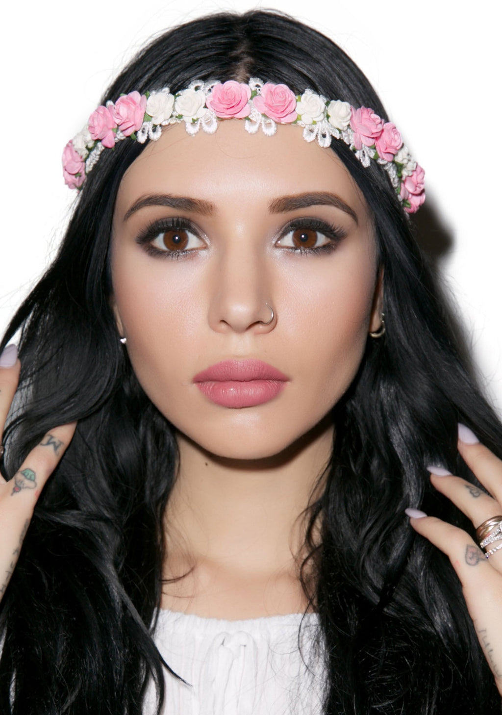 Wildwood Floral Headband - Black