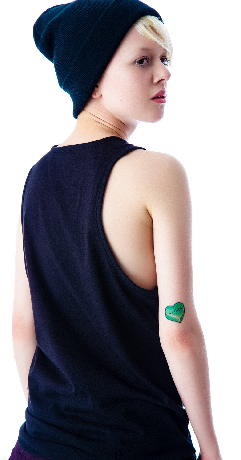 Weed Bone Tank Top - White