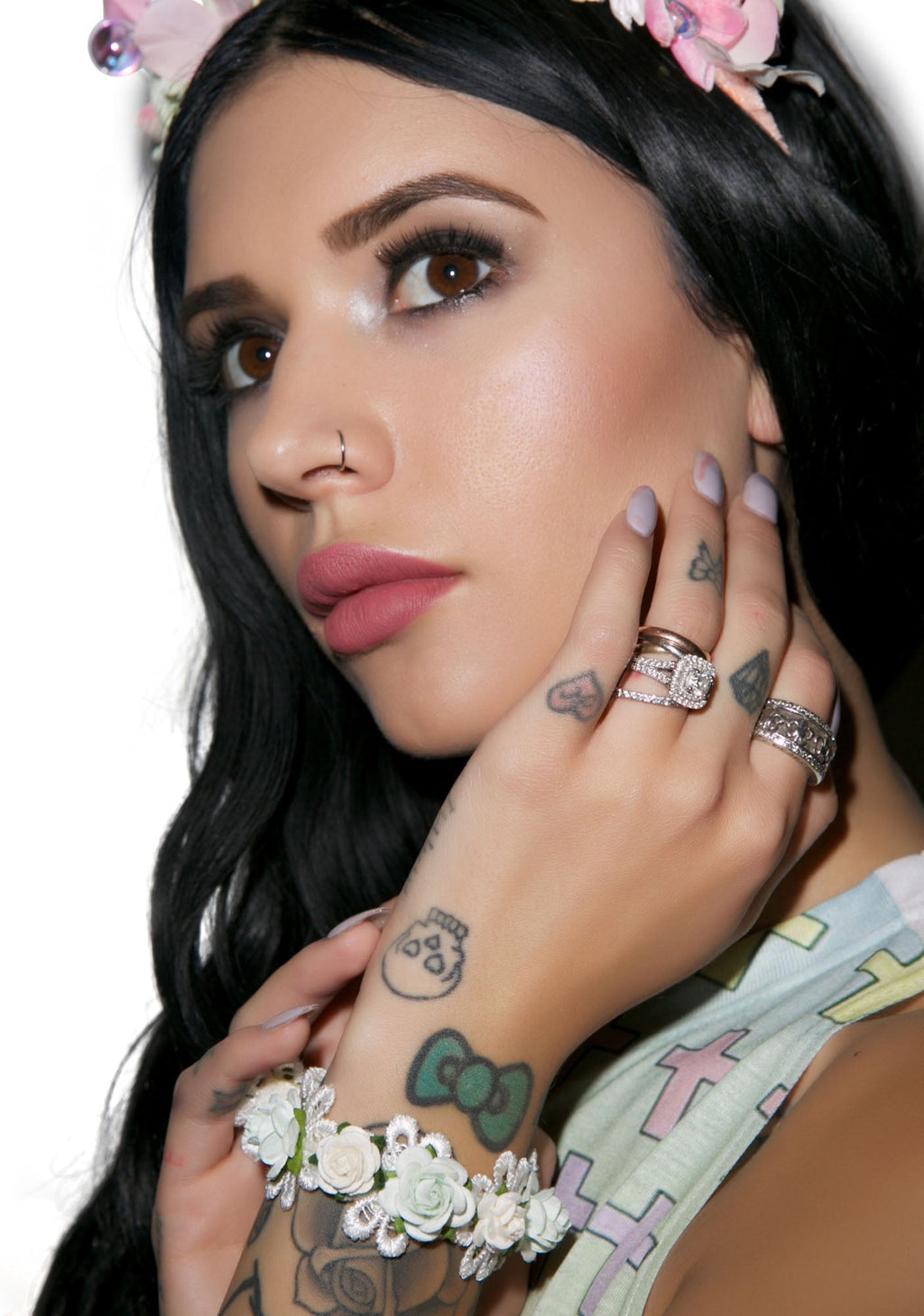 Wild Roses Bracelet - Purple