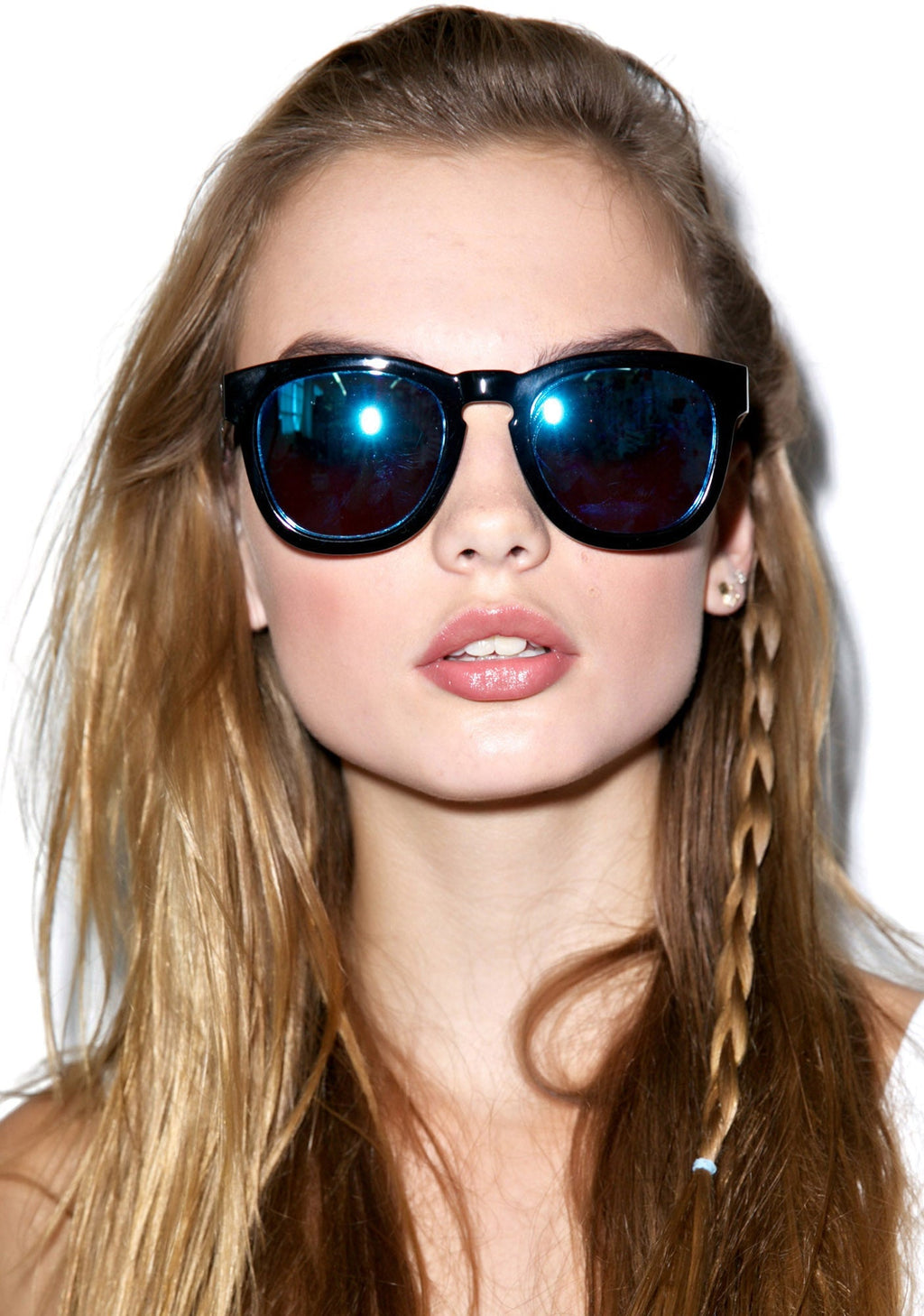 Classic Fox Mirror Sunglasses - Black