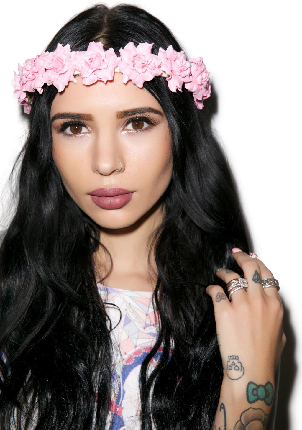 Flower Power Headband - Pink
