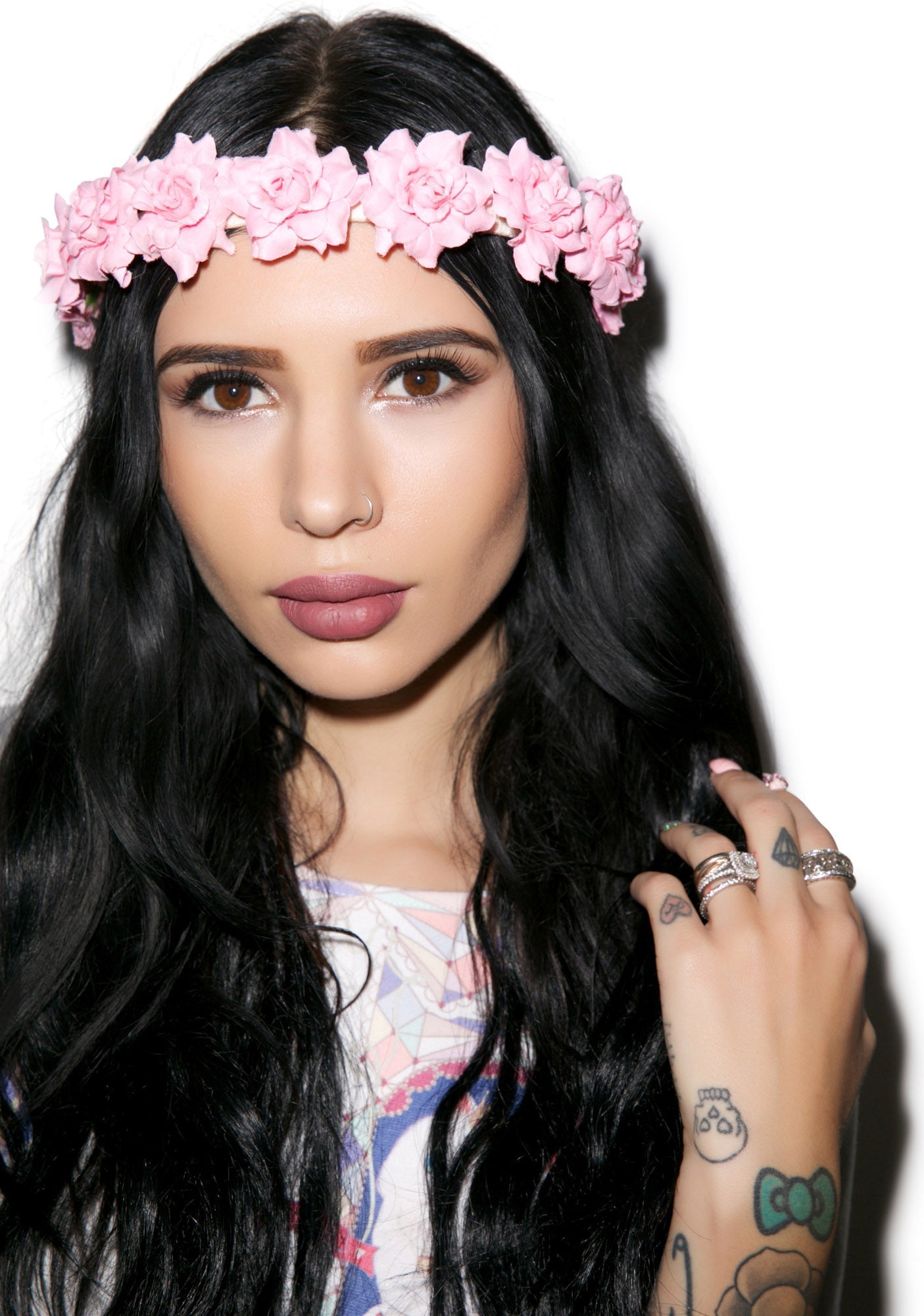 Flower Power Headband - Pink