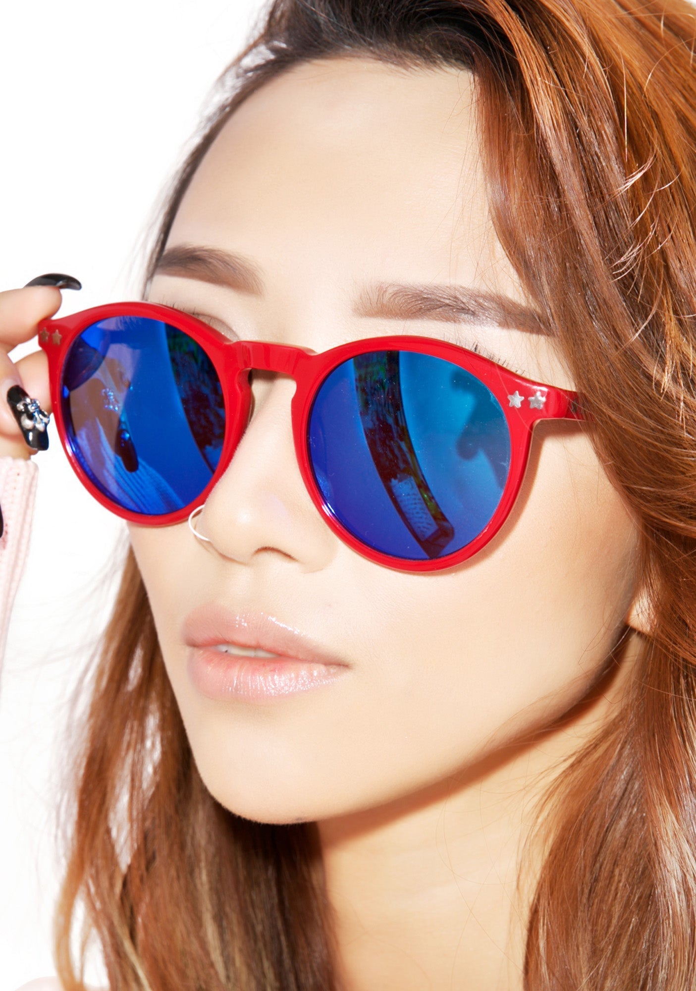 Steff Deluxe Frame Sunglasses - Blue