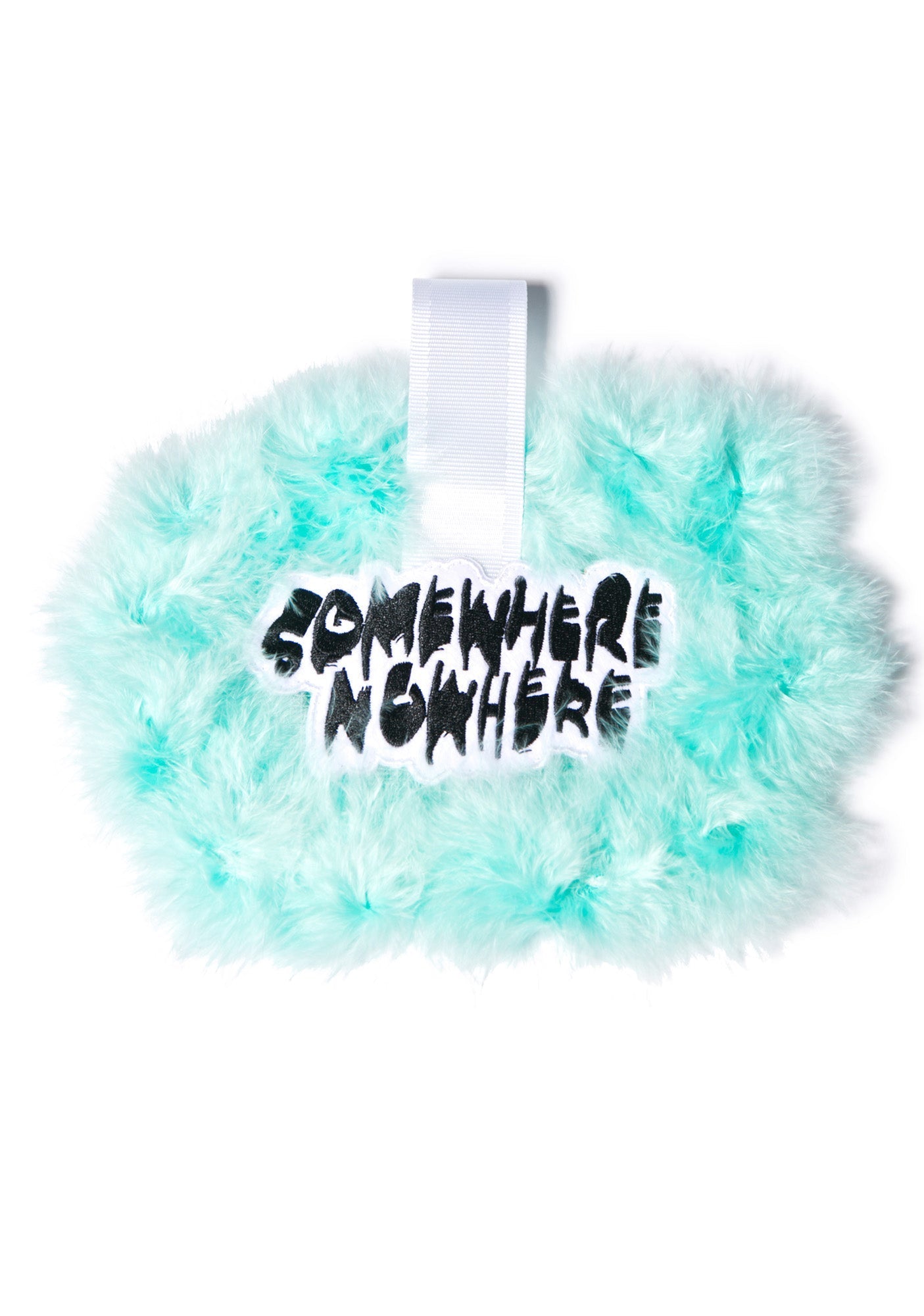 Somewhere Nowhere Fluff Tag - Pink