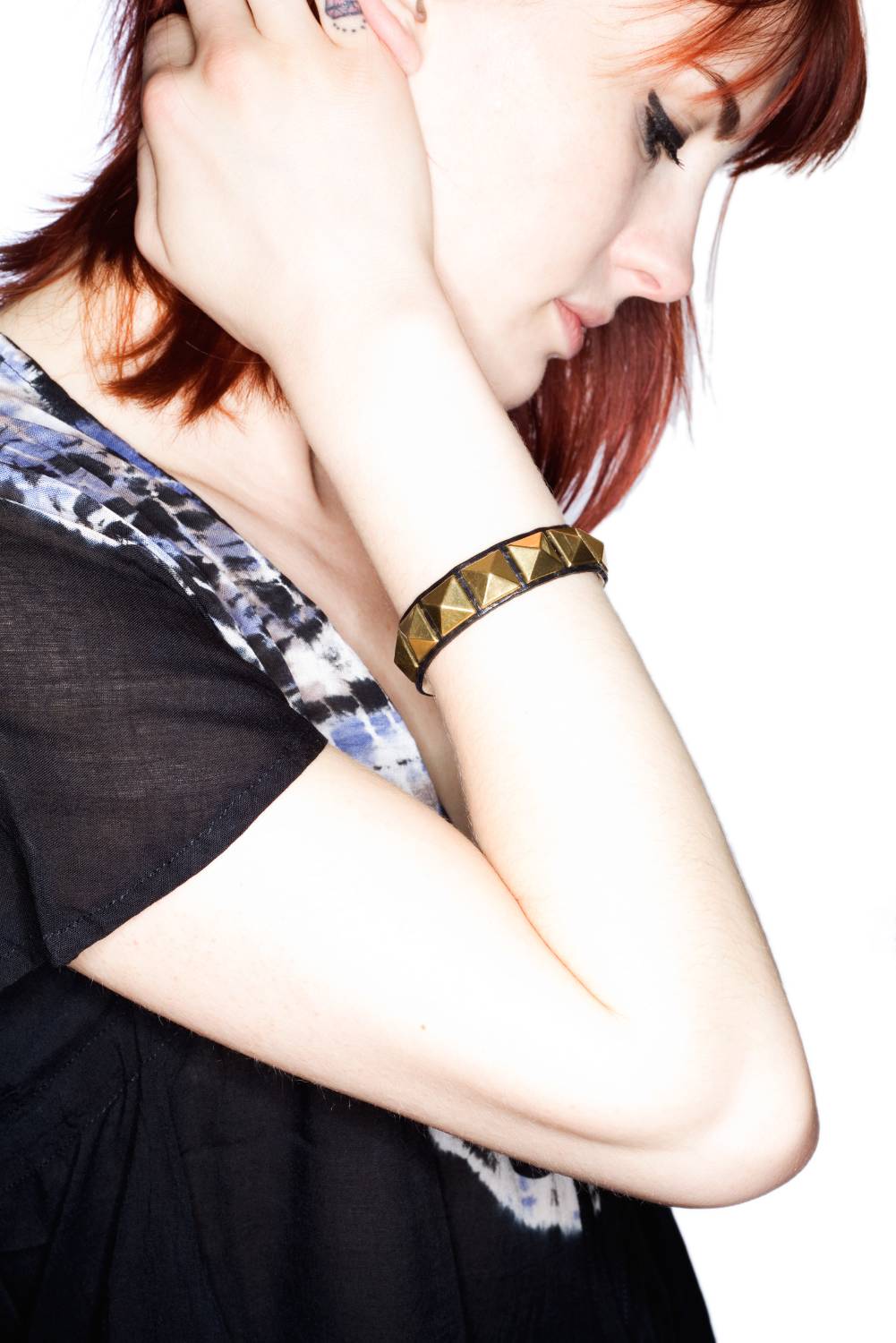 Pyramids Bracelet - Metallic