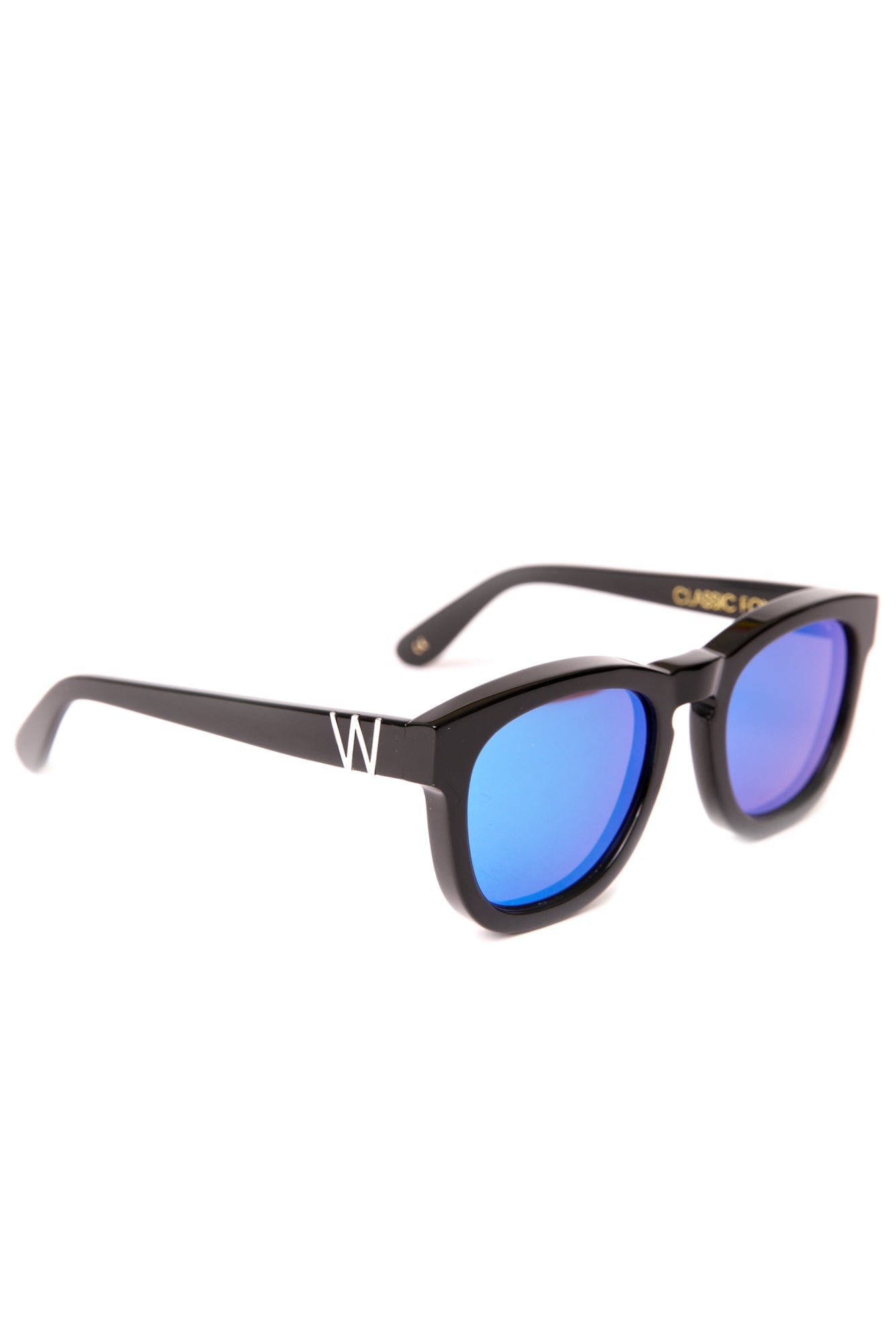 Classic Fox Mirror Sunglasses - Black