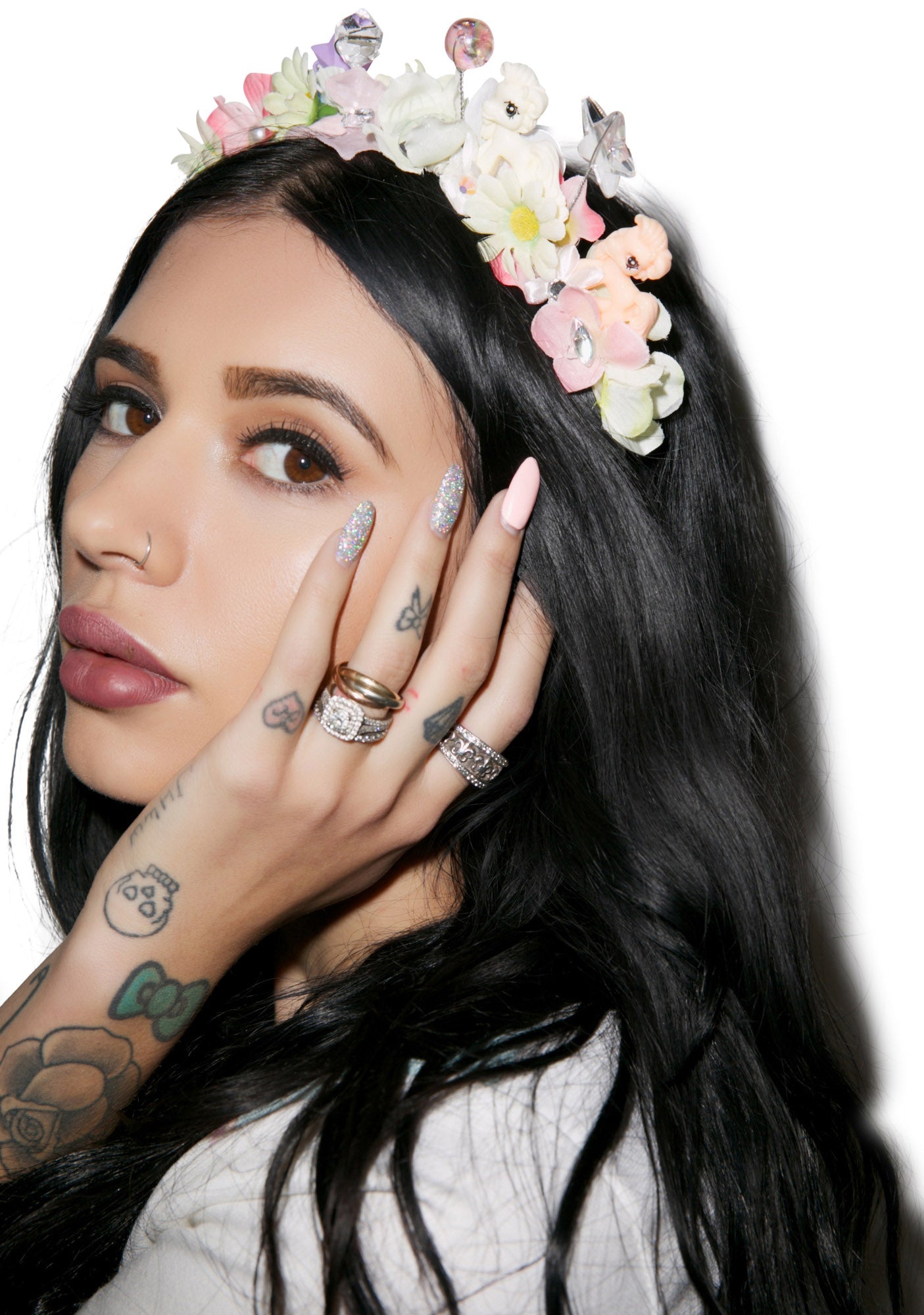 Flower Bomb Headband - Orange