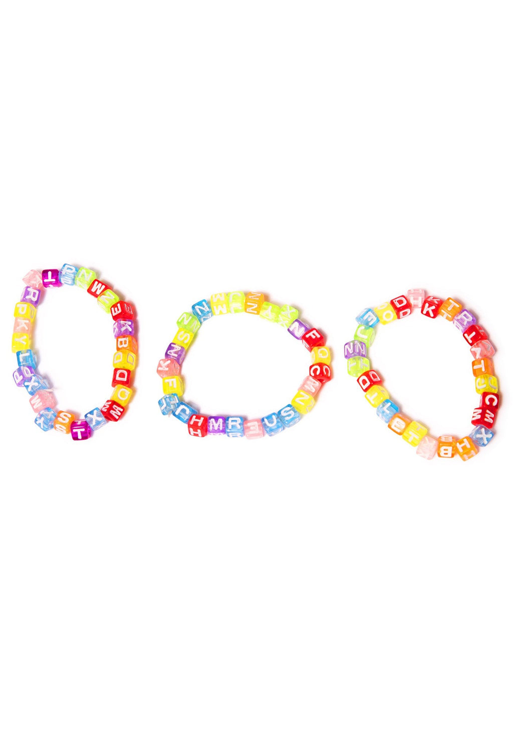 Around Da Block Beaded Bracelets - Black