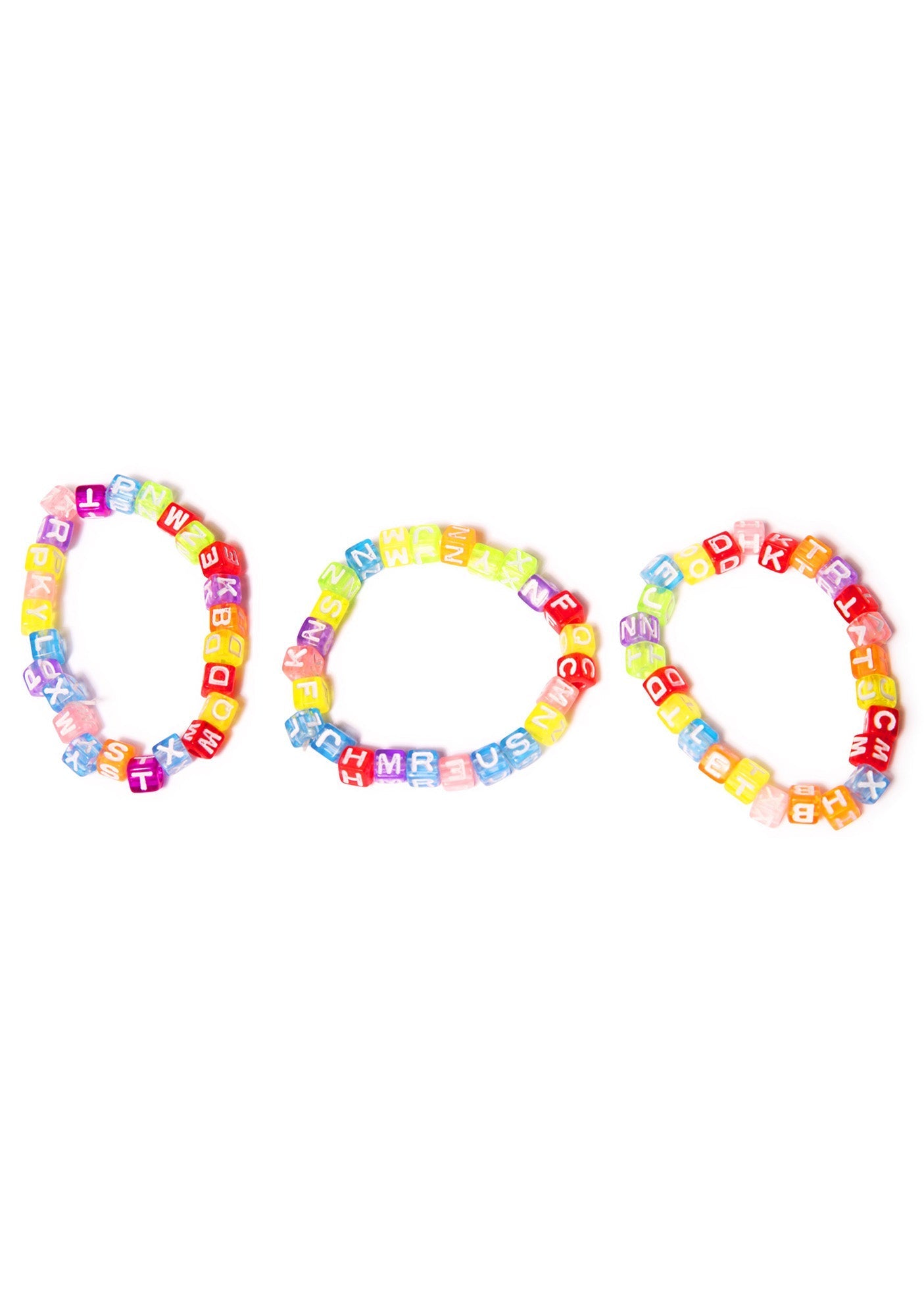 Around Da Block Beaded Bracelets - Black