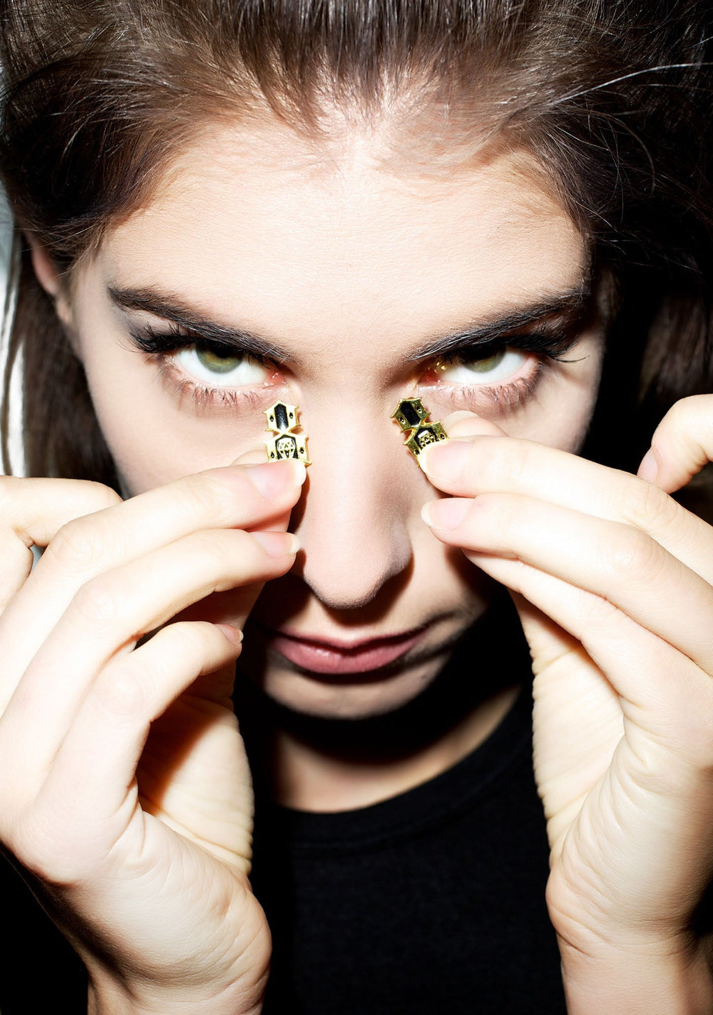 Logo Earrings - Gold