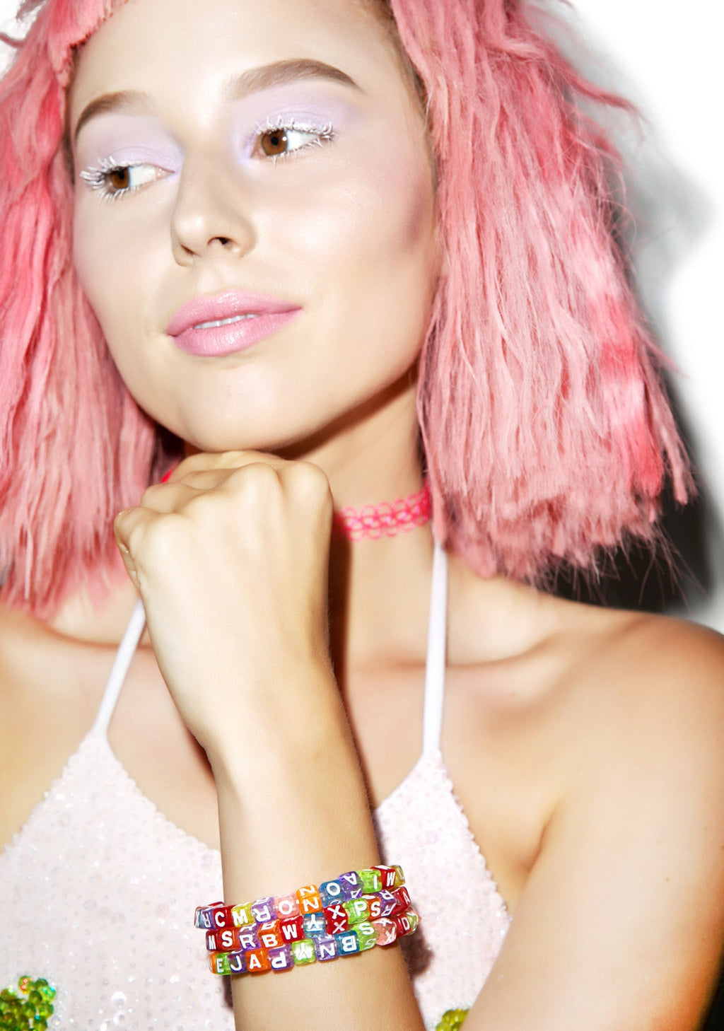 Around Da Block Beaded Bracelets - Black