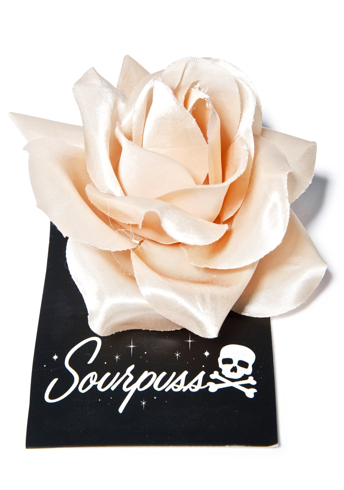 Rose Hair Clip - Off White