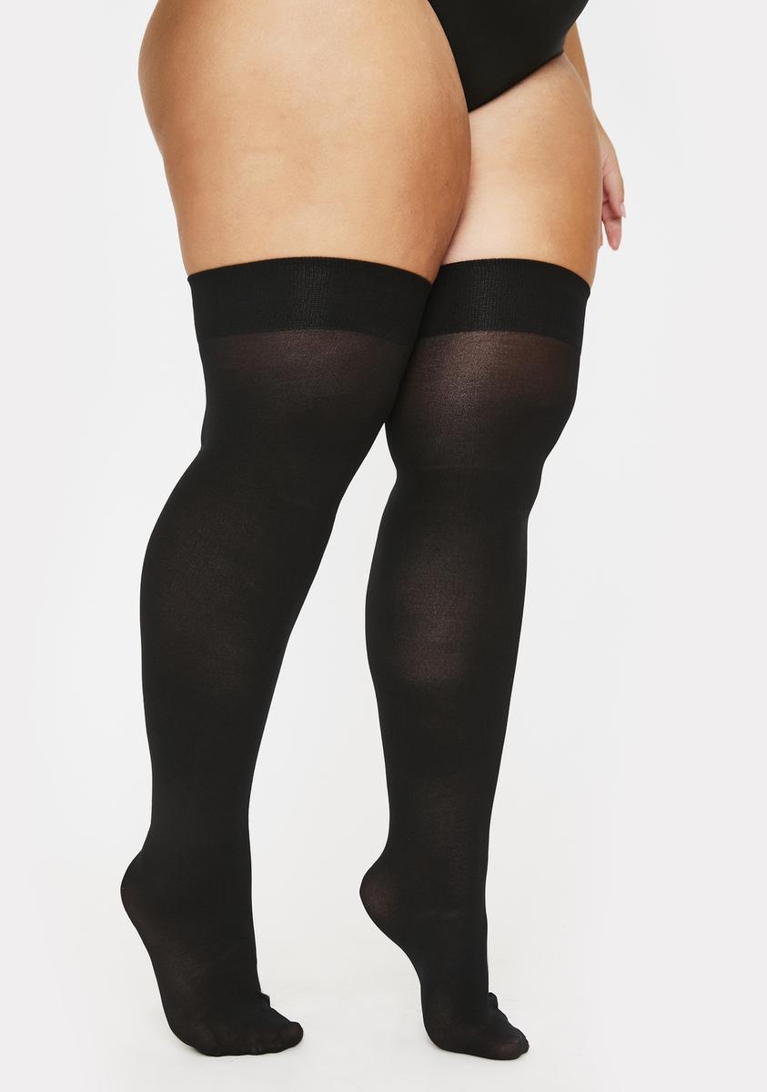Plus Vamp Thigh Highs