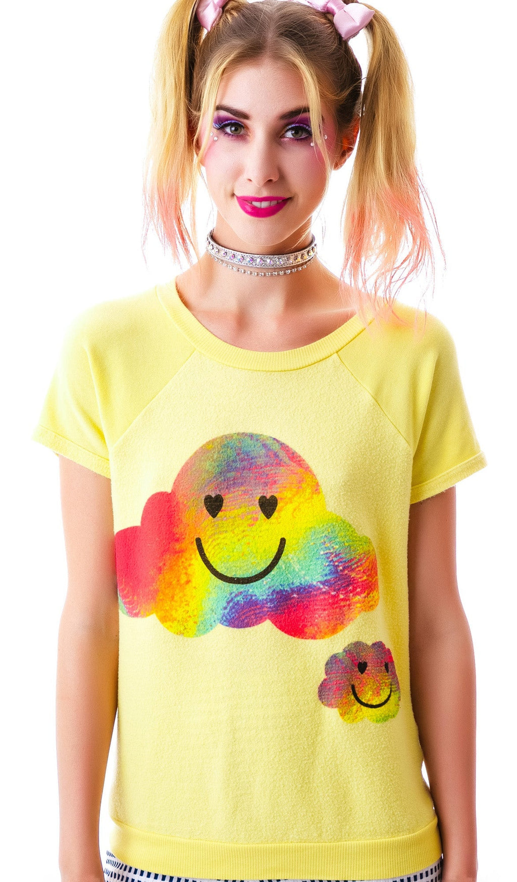 Sherbert Clouds Camden Top - Pink