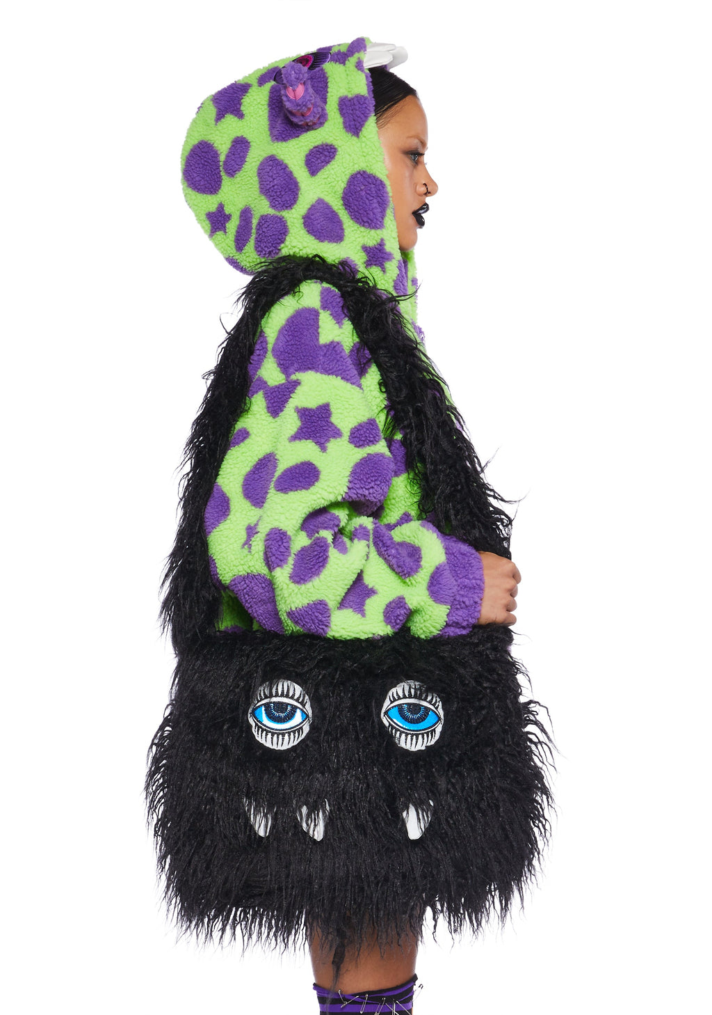 Fuzzy Fiend Satchel Purse