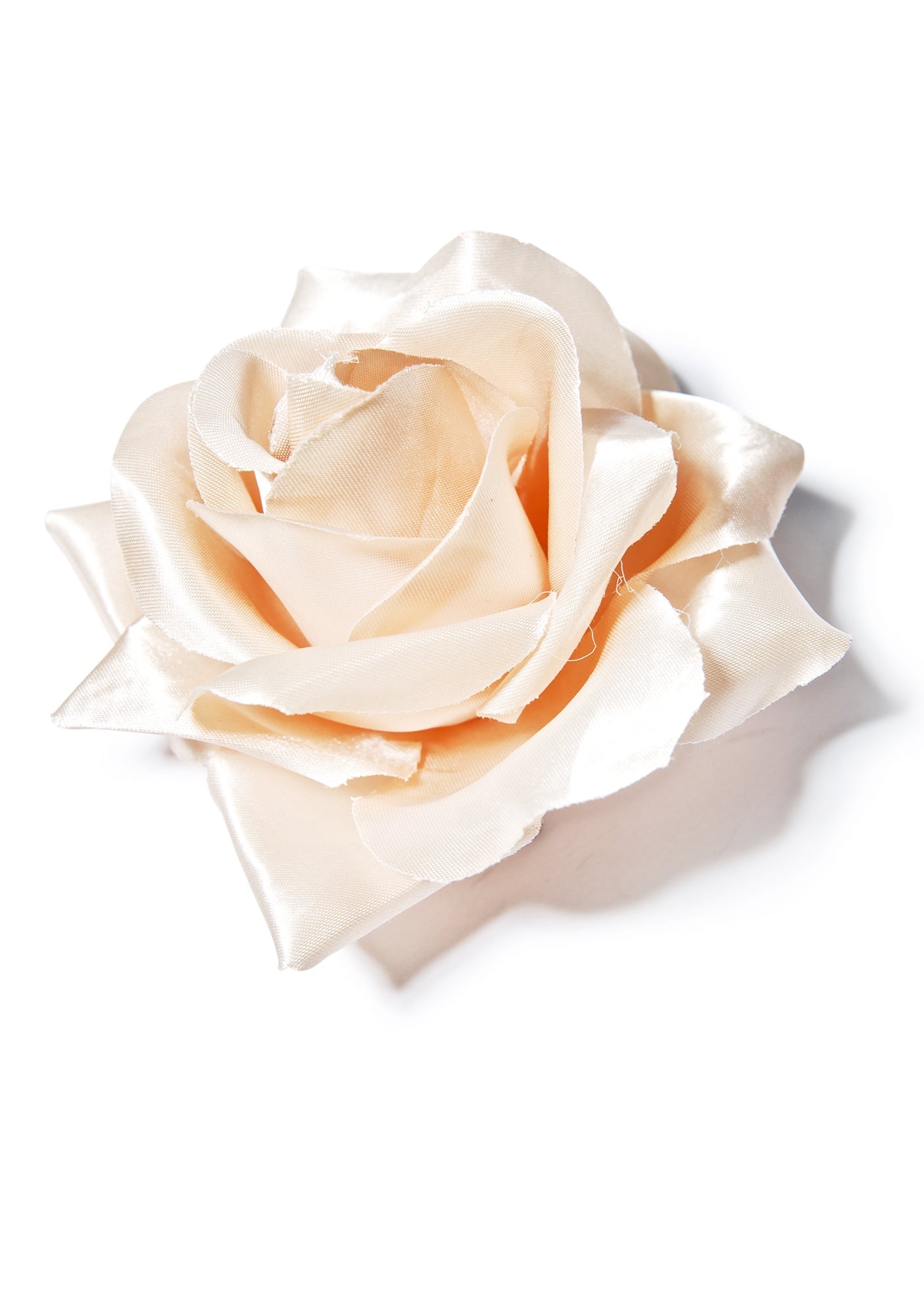 Rose Hair Clip - Off White