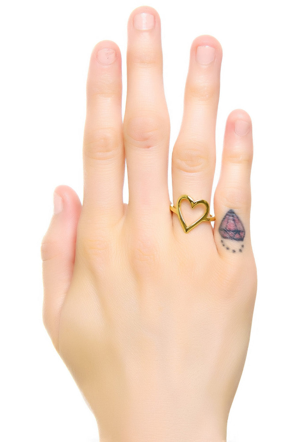 Love Heart Ring - Gold