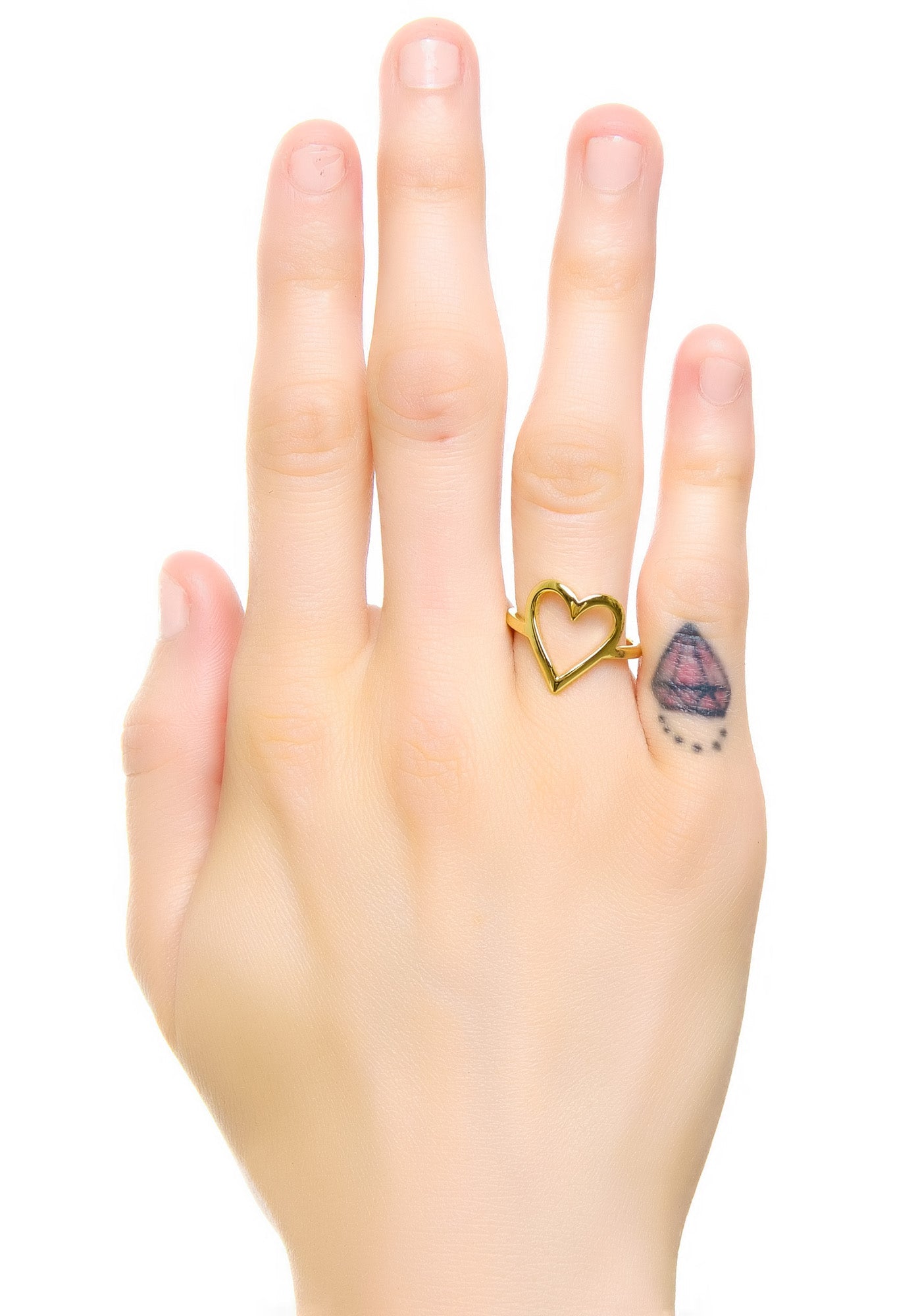 Love Heart Ring - Gold
