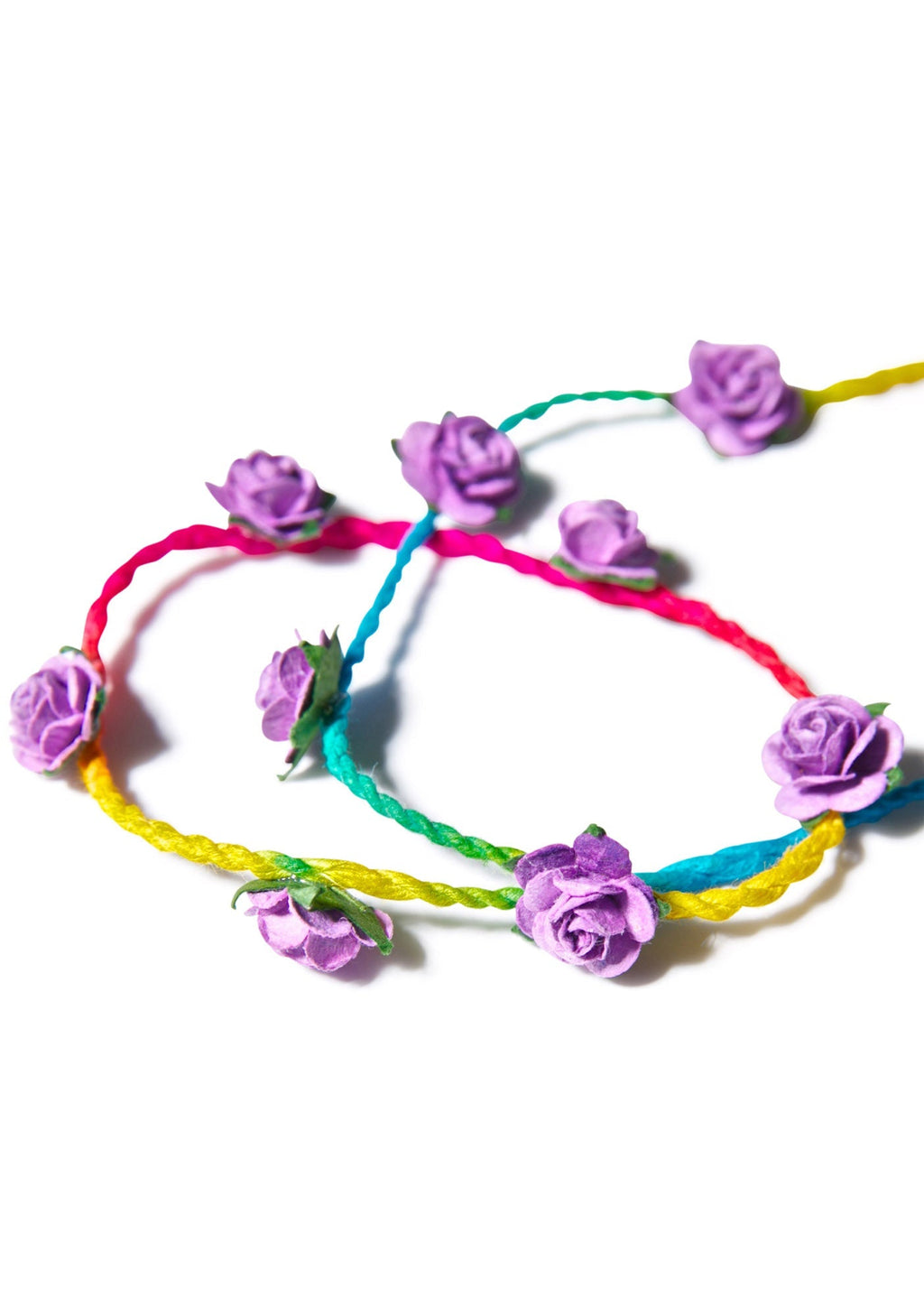 Bella Floral Headband - Purple