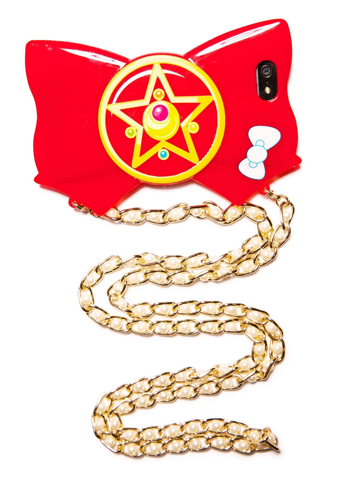 Crystal Star Bow iPhone 5 Case - Pink