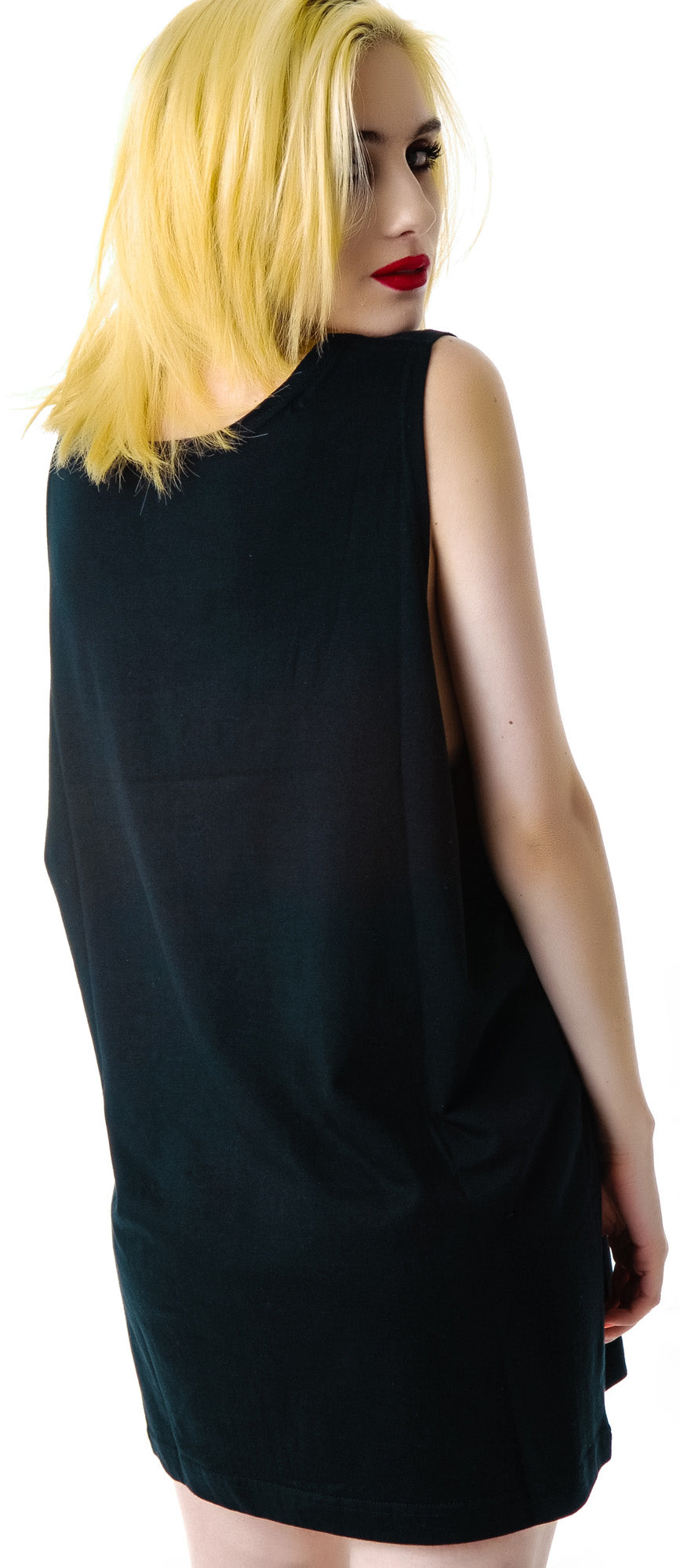 x BOY London Boy Cross Oversized Tank - Black