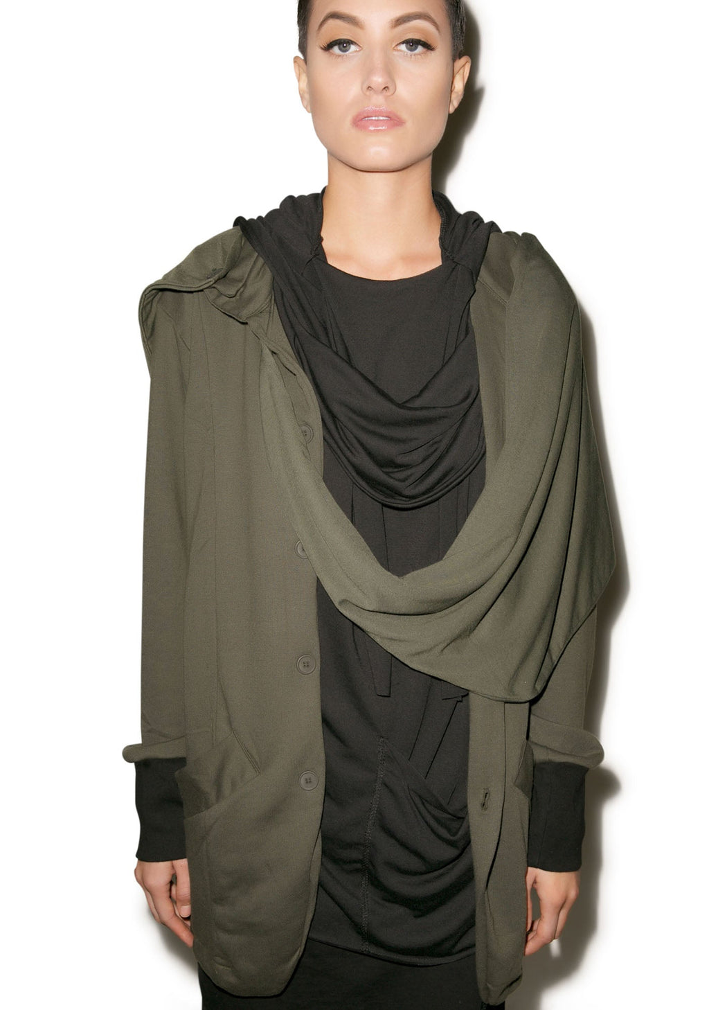 Hero Button Down Top - Black