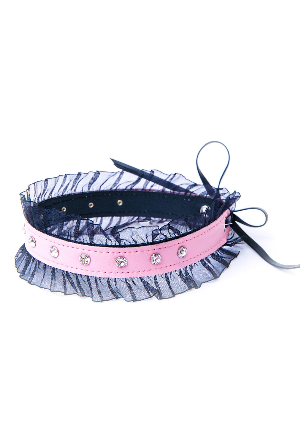 Elvira Lace Trim Bracelet - Pink