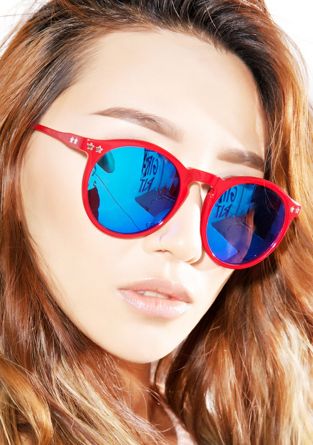 Steff Deluxe Frame Sunglasses - Blue