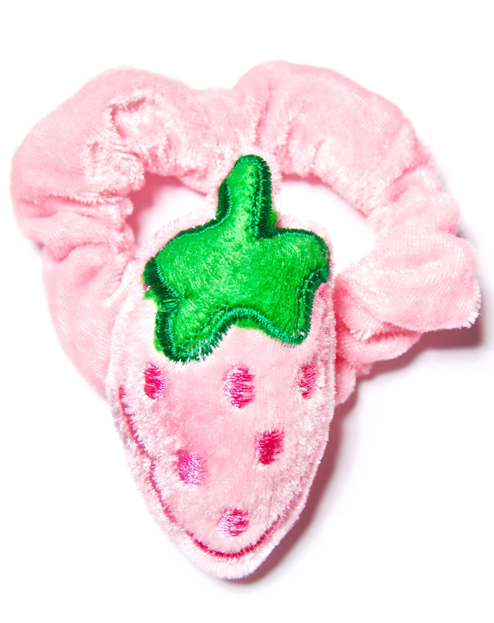 Ichigo Plush Scrunchie - Pink