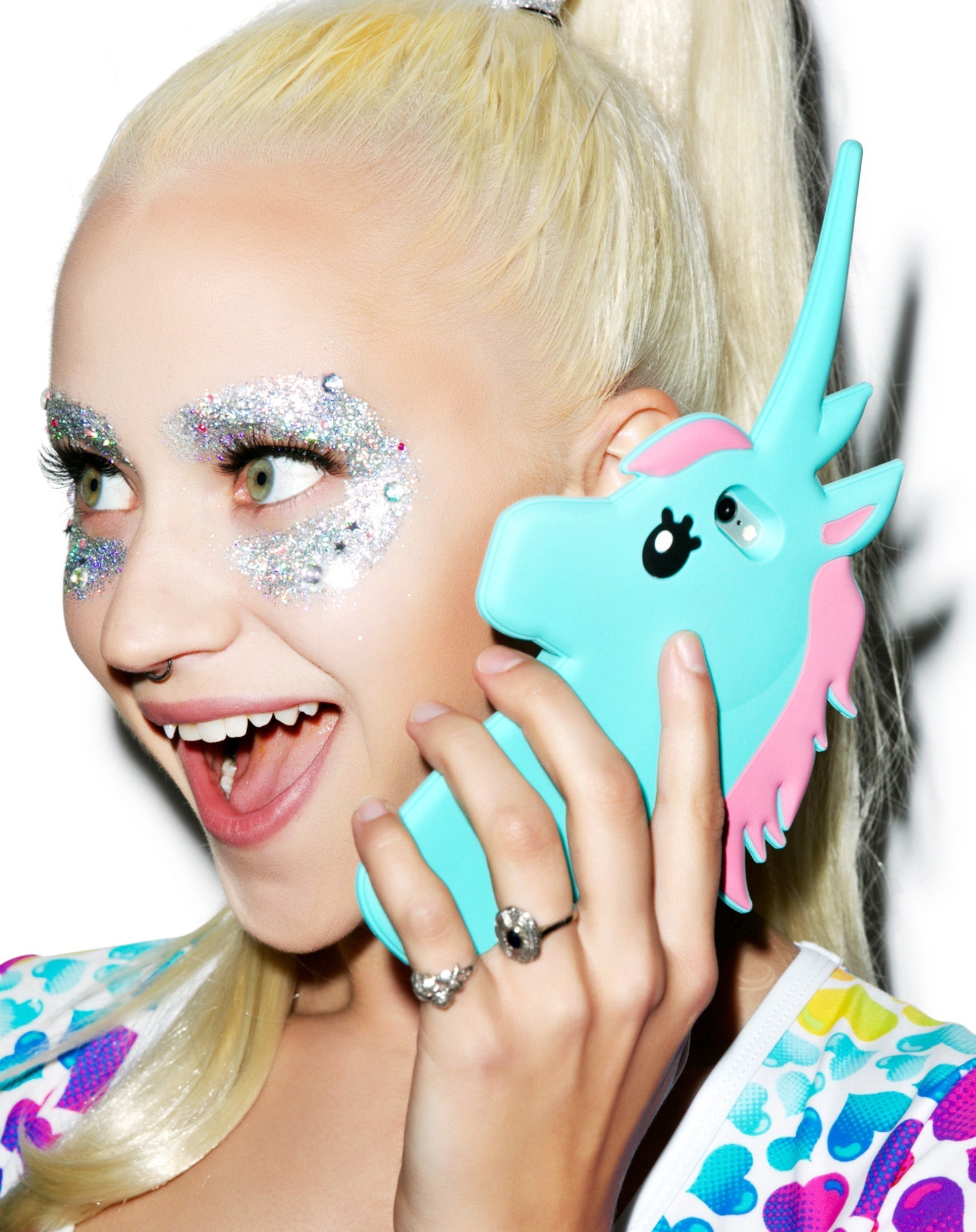 Unicorn IPhone 6 Case - Light Blue