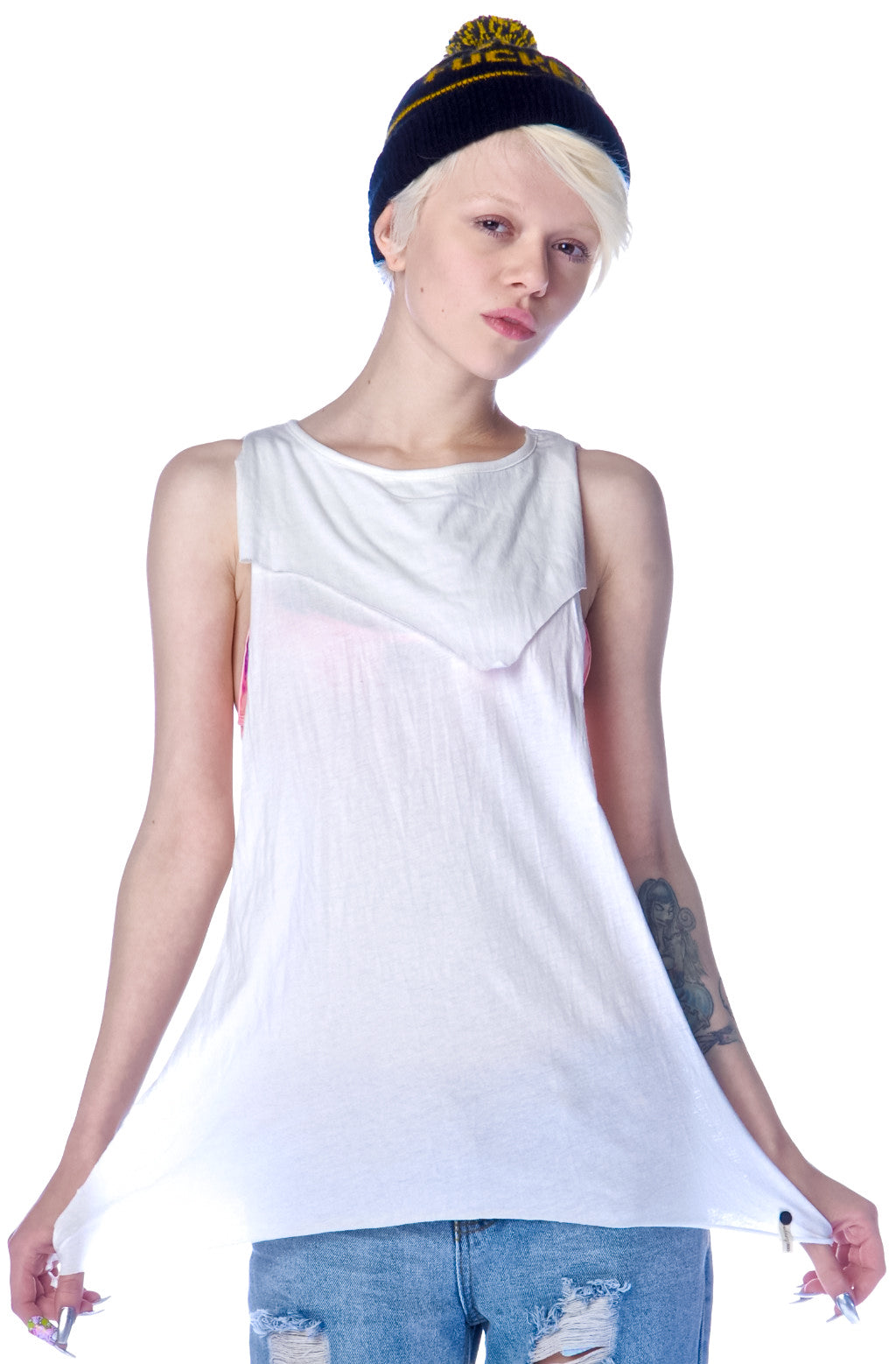 Love Hater Tank - Off White