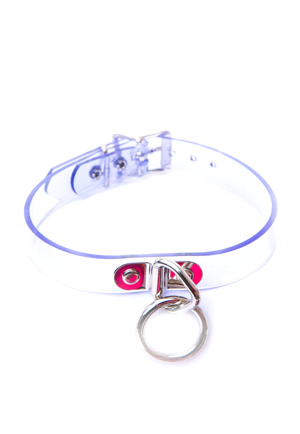 Ogasm O-Ring Collar Choker - White