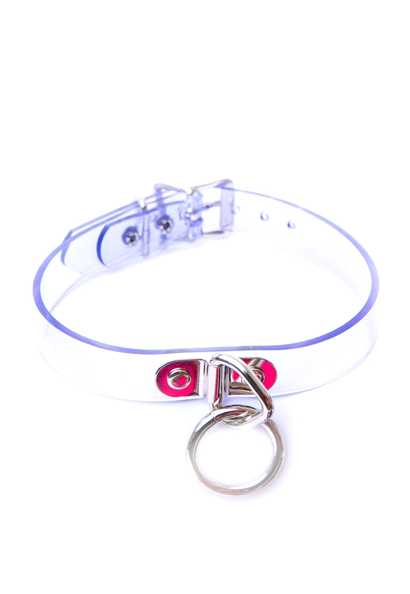 Ogasm O-Ring Collar Choker - White